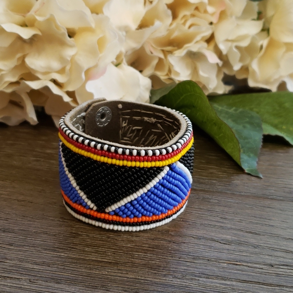 Beaded Cuff Bracelet - image 1